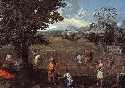 Nicolas Poussin The Summer  Ruth and Boaz Spain oil painting reproduction